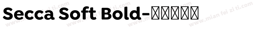 Secca Soft Bold字体转换